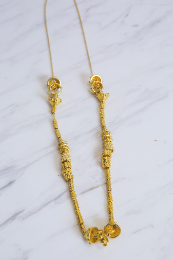 lama-necklace-gold-plated-bronxe-handmade-gems-kimale-matchboxathens