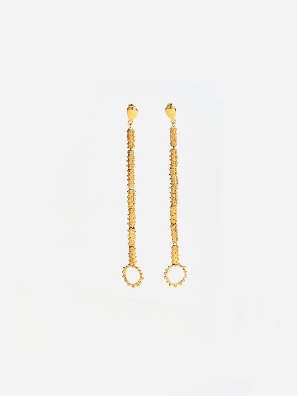 nola-earrings-gold-plated-bronze-creole-handamde-gems-kimale-matchboxathens