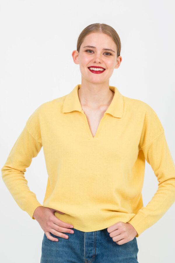 mebbir-yellow-mustard-sweater-wool-vneck-crossley-matchboxathens