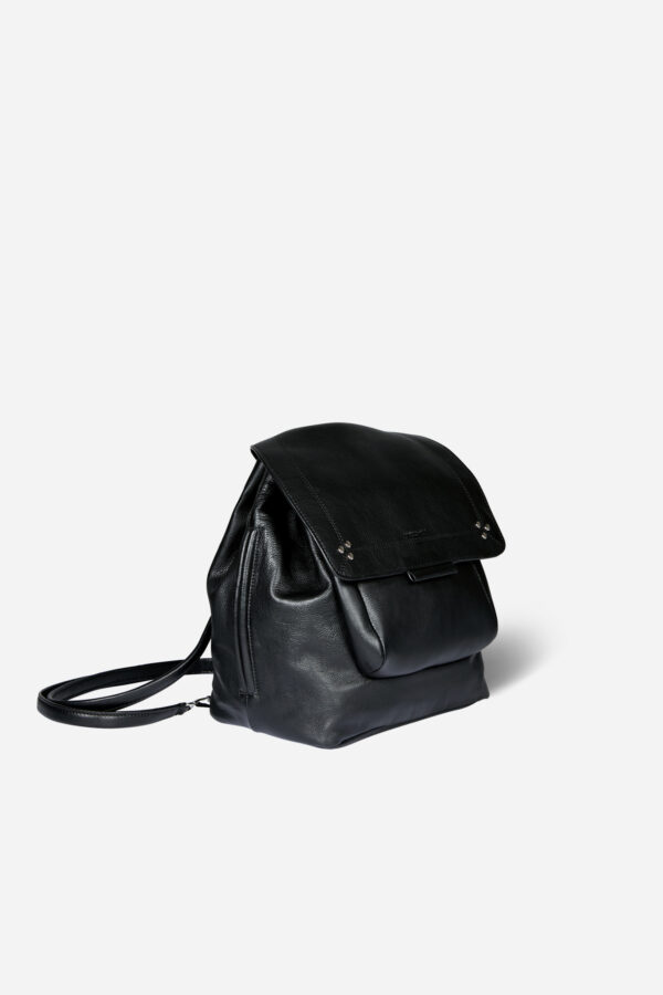 lulu-sac-black-leather-silver-backpack-jerome-dreyfuss-matchboxathens