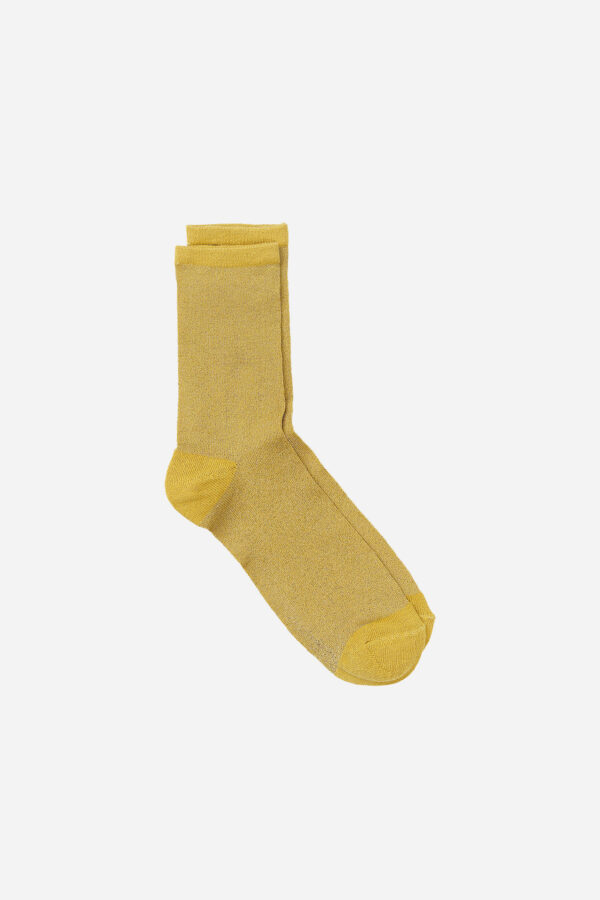 dina-bamboo-yellow-mustard-glitter-socks-becksondergaard-matchboxathens
