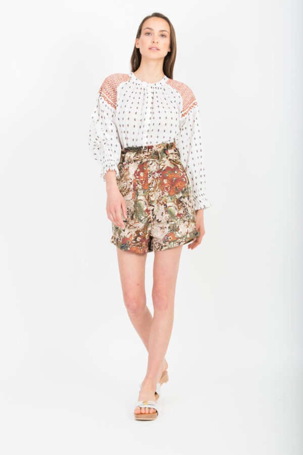 sofia-shorts-high-waisted-printed-floral-cotton-berenice-matchboxathens