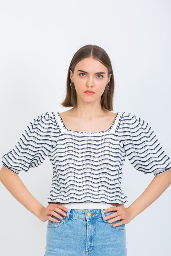perez-puffy-sleeves-square-neck-sweater-cotton-striped-suncoo-matchboxathens