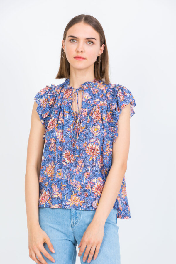 liliana-blouse-ruffled-metallic-short-sleeves-suncoo-matchboxathens