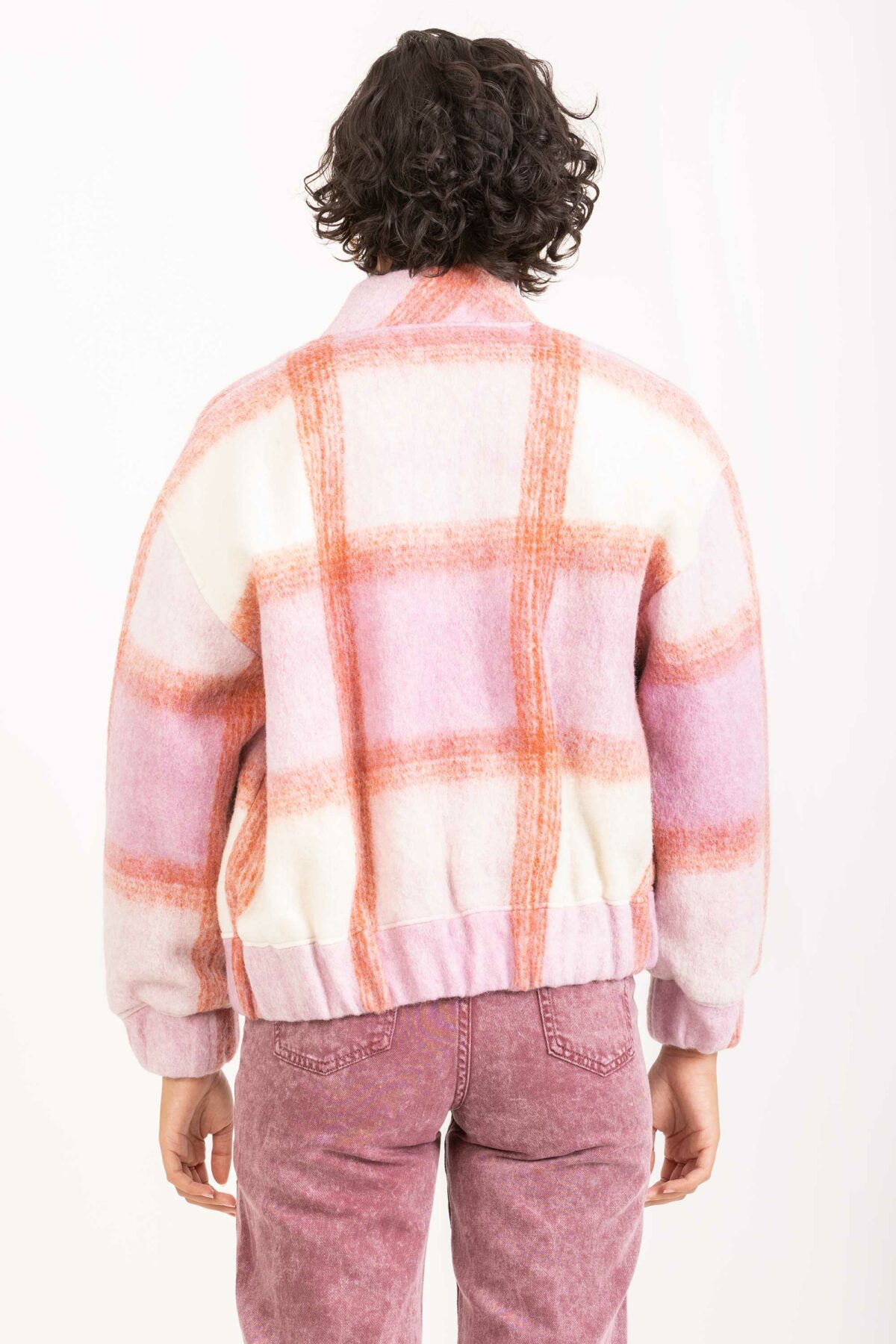 lahiana-pink-checked-woll-bomber-jacket-iro-oversize-matchboxathens