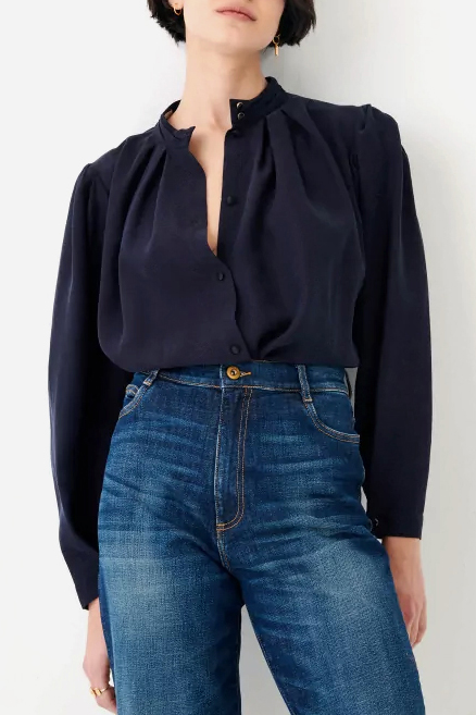 eclipso-bluse-cupro-navy-round-collar-puffy-sleeves-sessun-matchboxathens