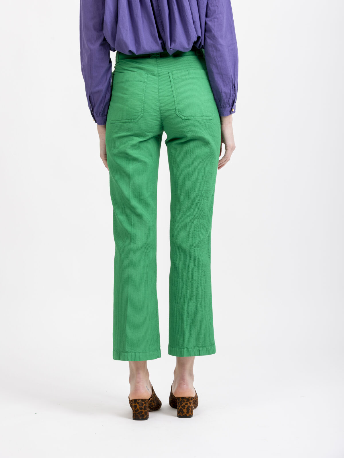 rico-green-soft-cotton-trousers-cargo-labdip-matchboxathens