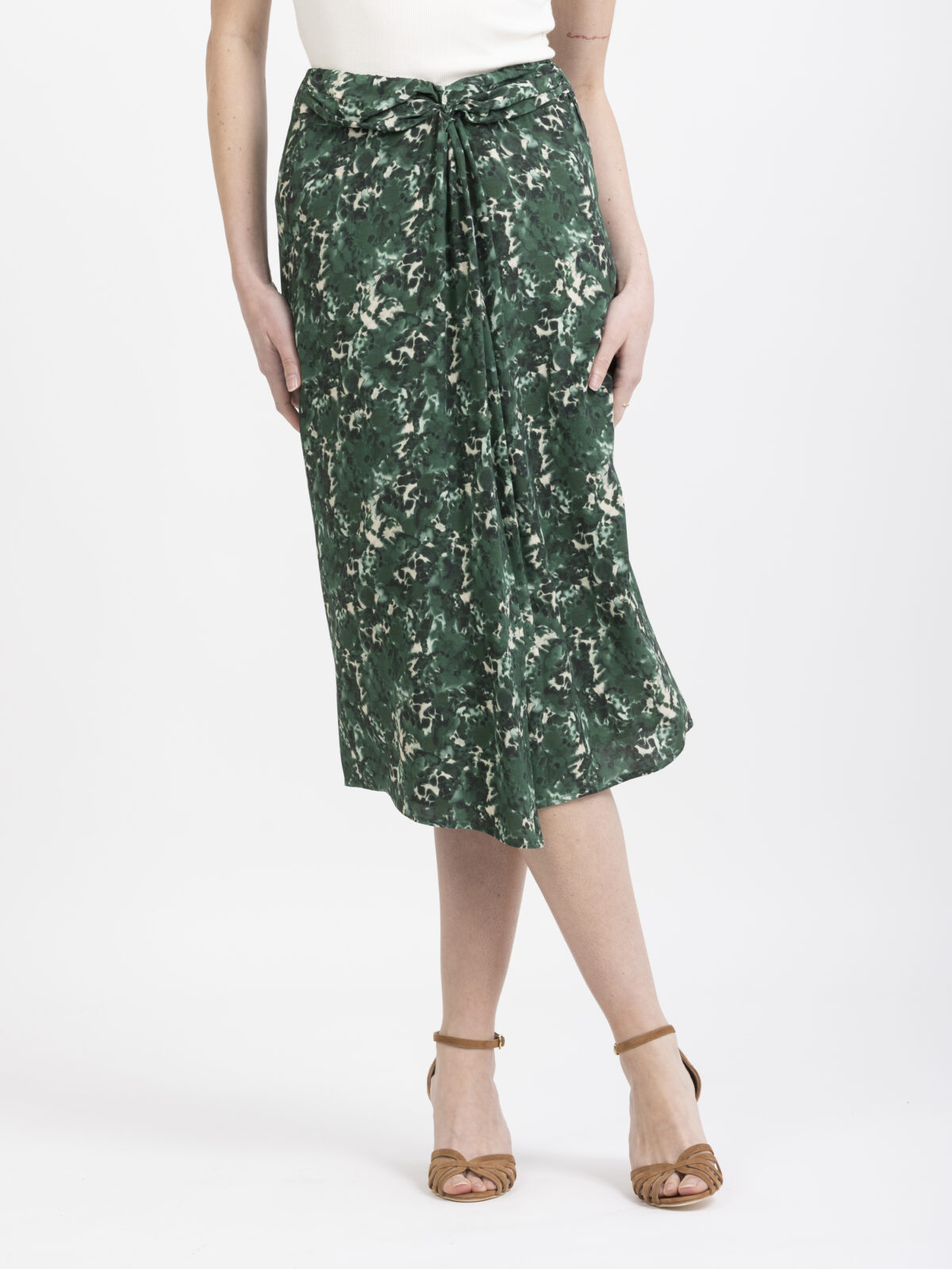 sylvia-green-printed-skirt-pareo-knot-midi-viscose-uniforme-matchboxathens