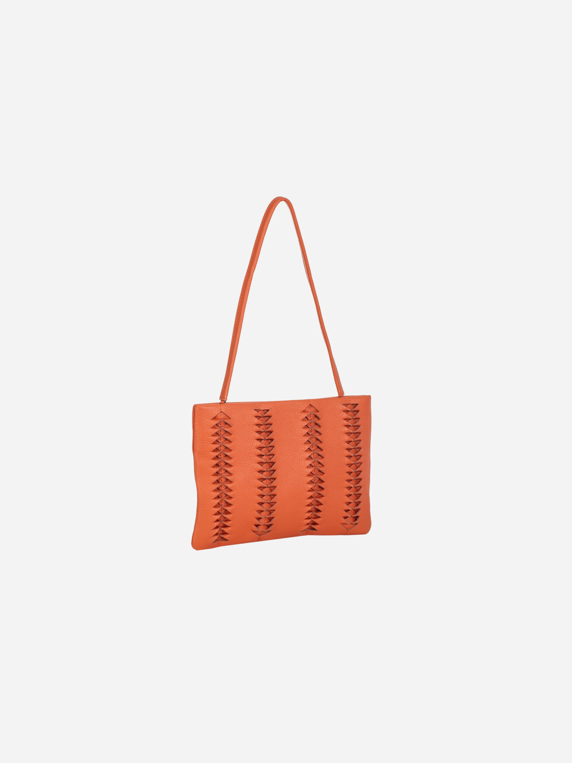 PARK_HOUSE_fishbone-clutch-retro-orange-leather-bag-pochette-greek-designers-matchboxathens