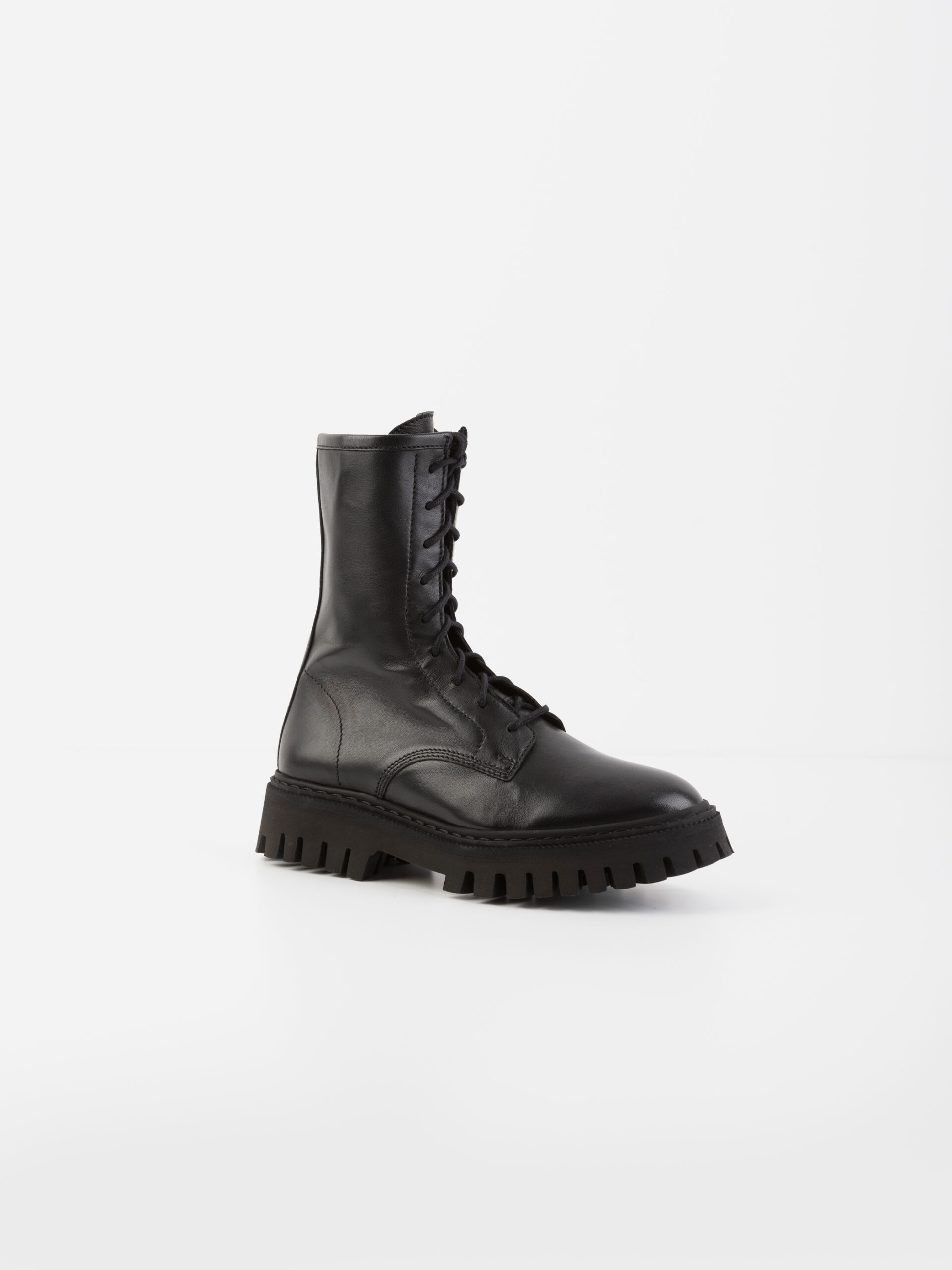 kosmic-ranger-black-leather-boots-lace-zipper-ridged-sole-iro-matchboxathens