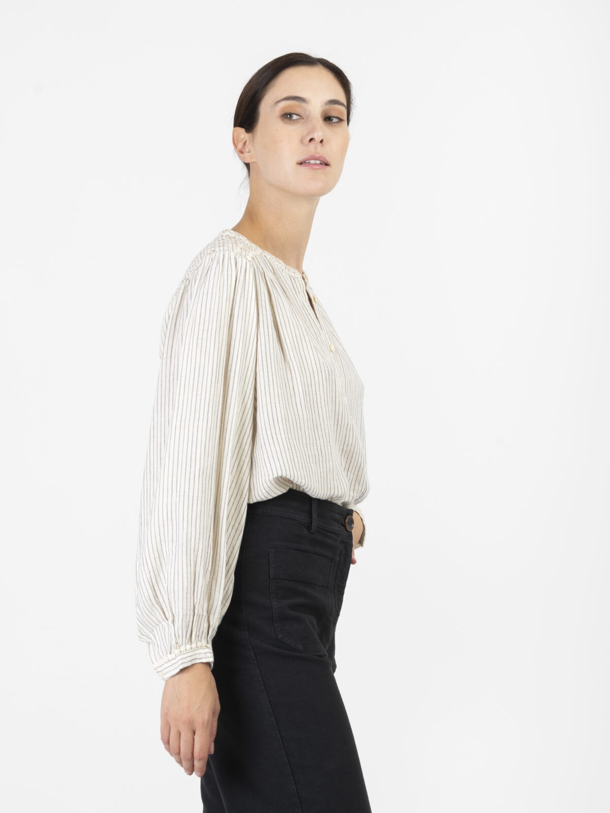 jeanne-cotton-gause-striped-cream-embroidery-louise-misha-blouse-matchboxathens