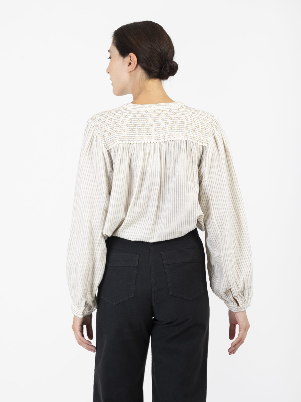 jeanne-cotton-gause-striped-cream-embroidery-louise-misha-blouse-matchboxathens