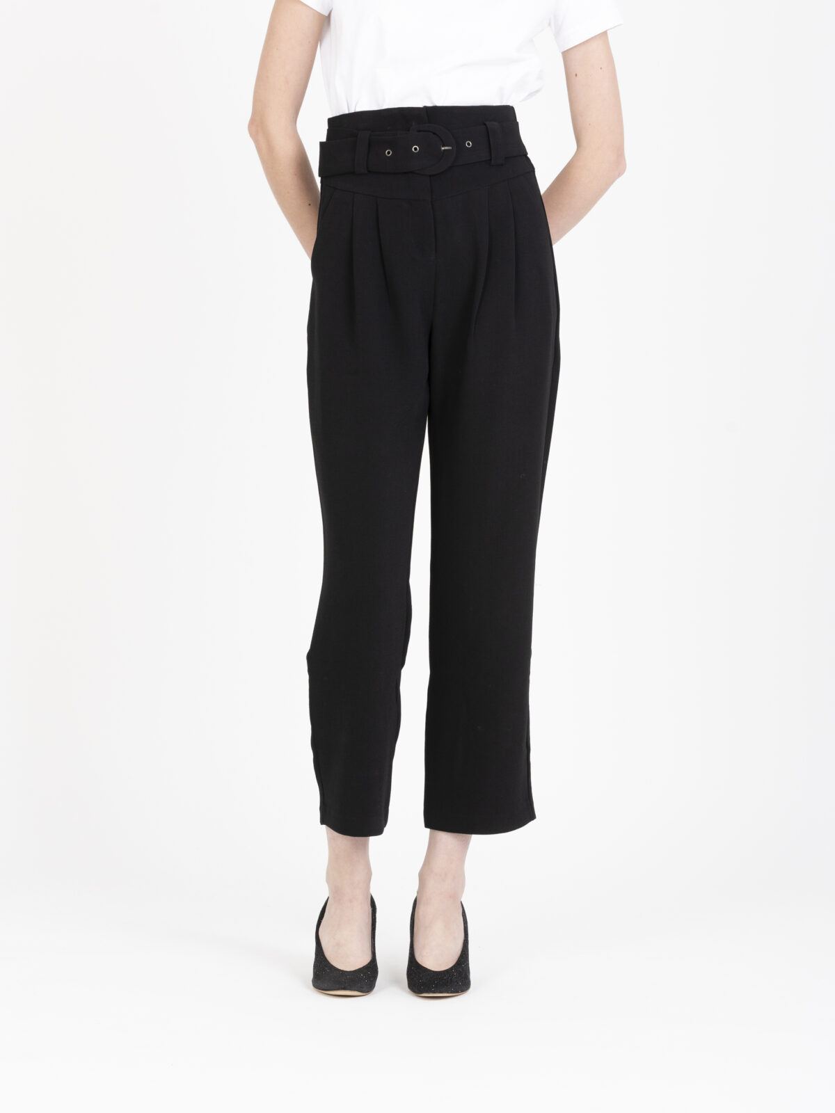 julio-black-pants-pleats-belted-high-waisted-suncoo-matchboxathens