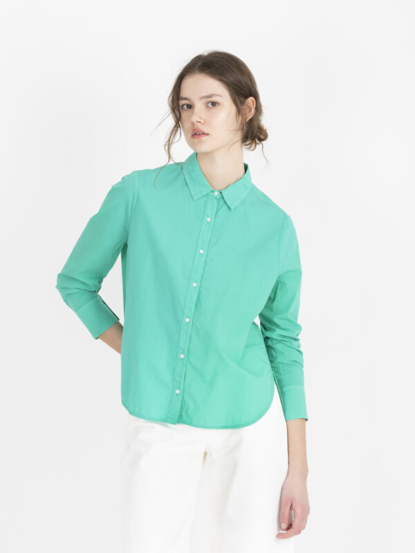 juliette-green-poplin-shirt-cotton-sacrecoeur-classic-matchboxathens