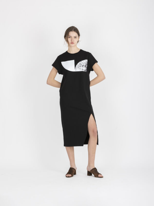 adrya-tshirt-dress-cotton-graphic-logo-slit-iro-paris-matchboxathens
