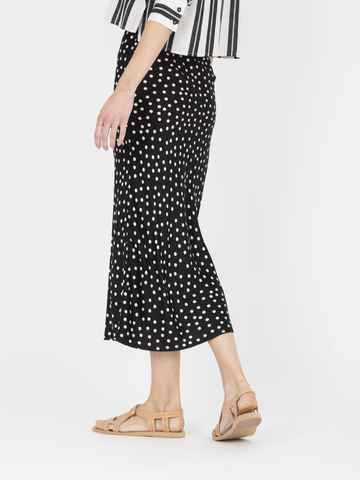 jane-black-dot-skirt-midi-diagonally-cut-silky-viscose-uniformeathens-greek-designers-matchboxathens