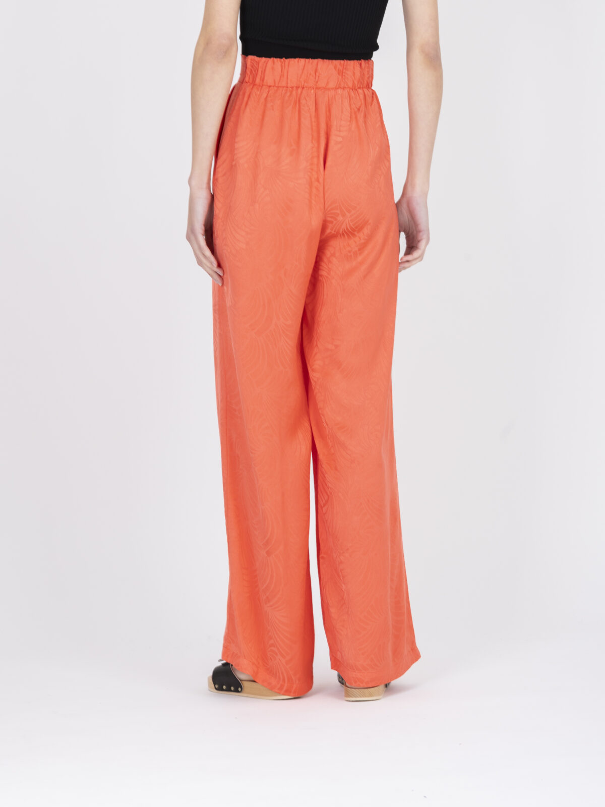 juncle-orange-fluid-wide-leg-pants-jacquard-suncoo-matchboxathens