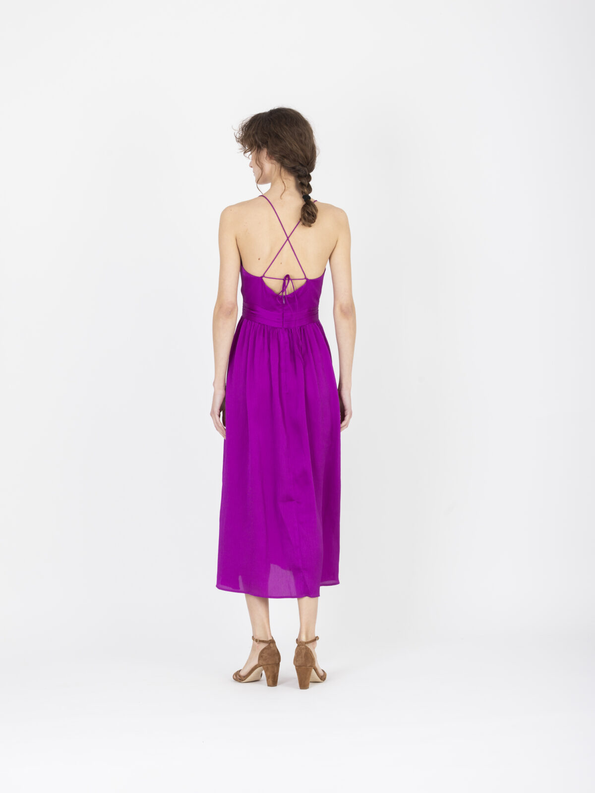 crest-violet-dress-strappy-open-back-gathered-waist-suncoo-matchboxathens