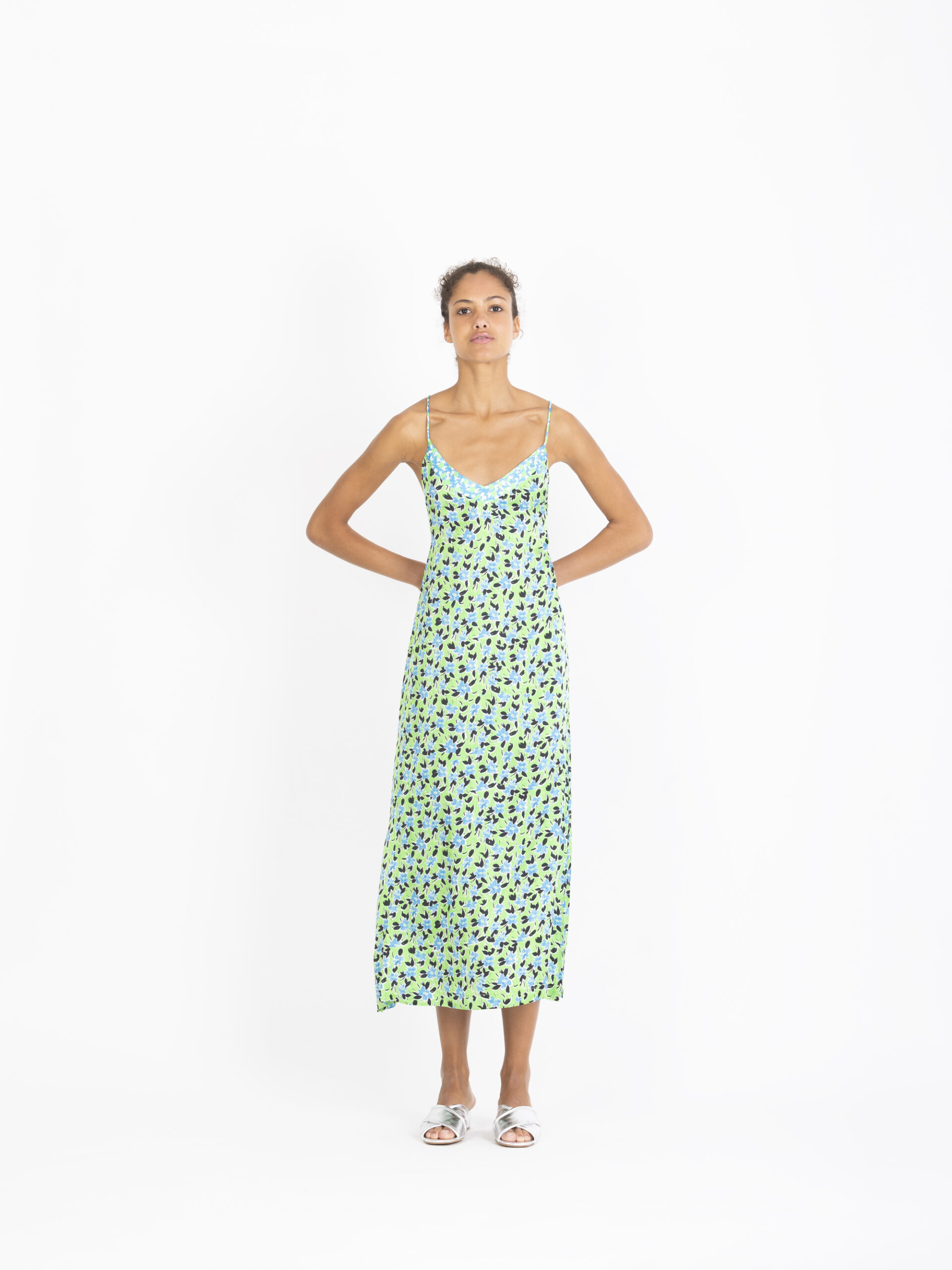 chelsy-green-floral-dress-backless-thin-straps-satin-suncoo-matchboxathens