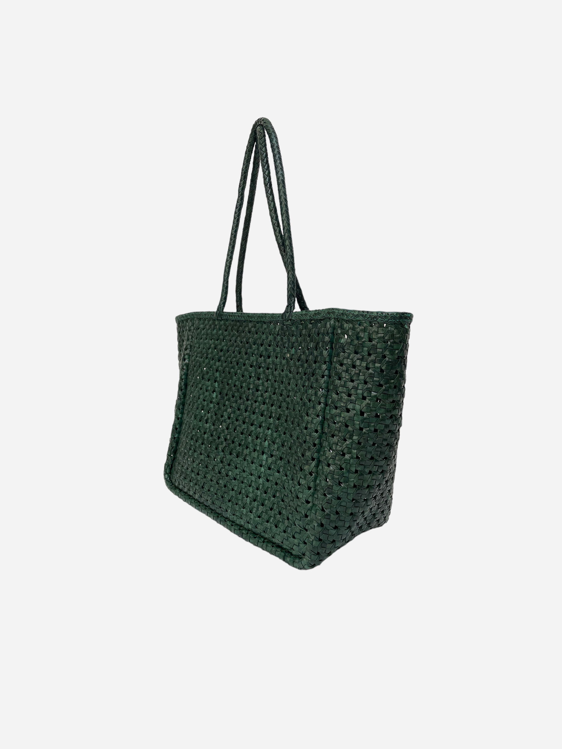 MNH-PS-ANNETTE-CUIR-FORET-green-leather-woven-handmade-shoulder-bag-maison-nh-paris-matchboxathens